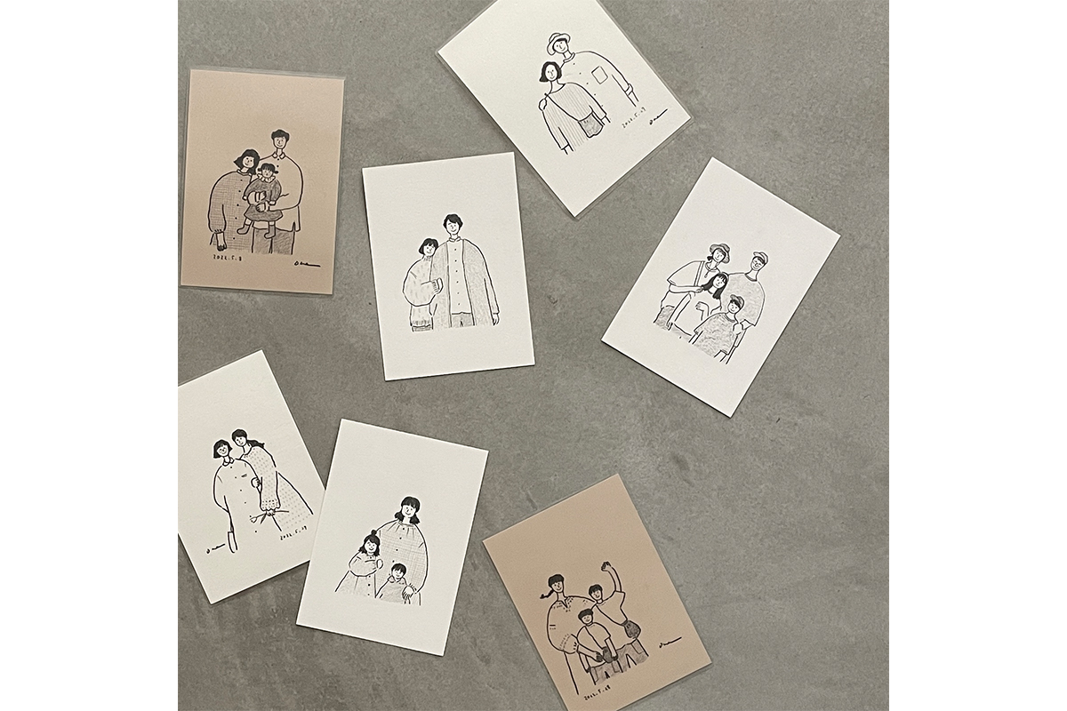 ゆきんこ様 専用 似顔絵ギフト制作